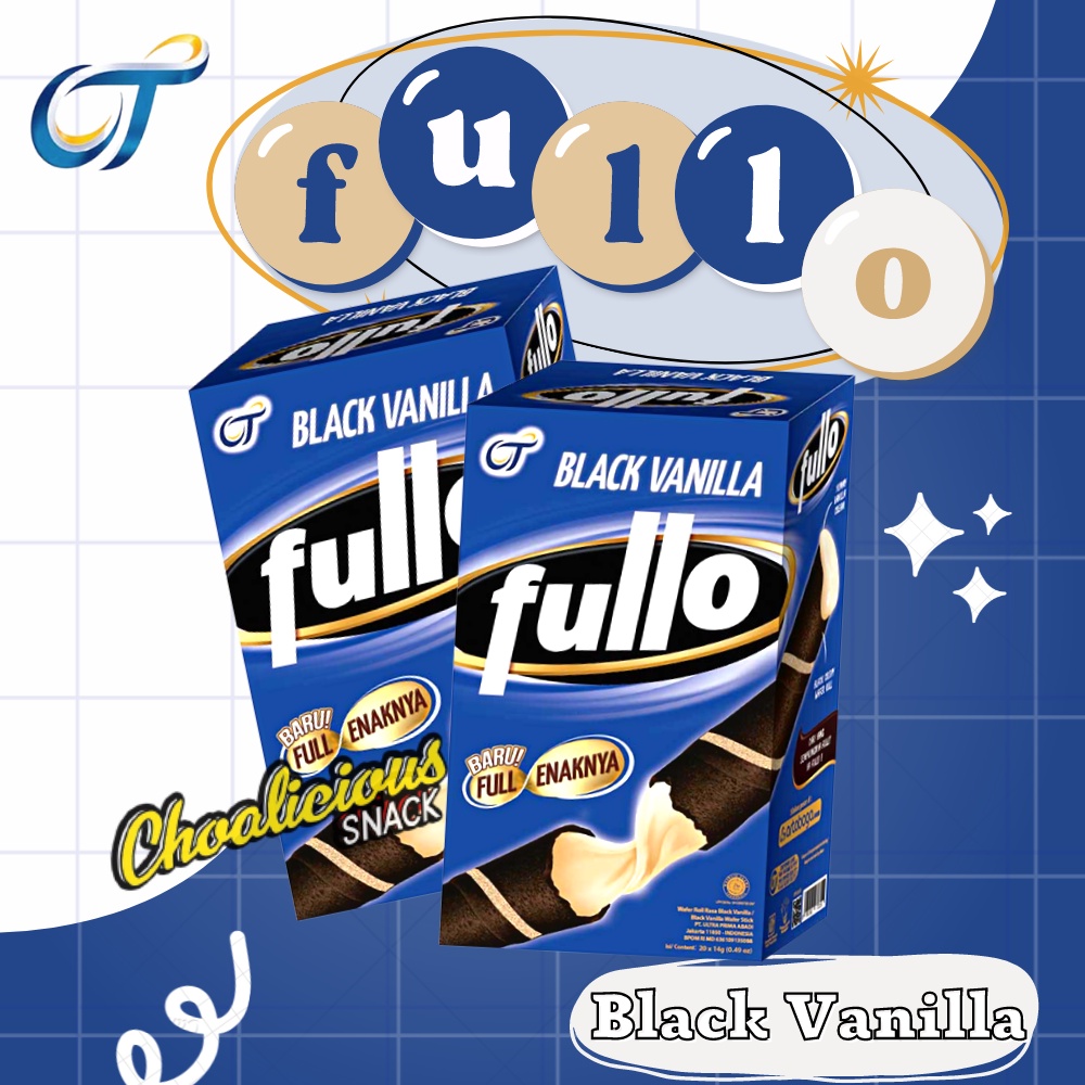 

FULLO Wafer Stick Rasa Black Vanilla @14 gram