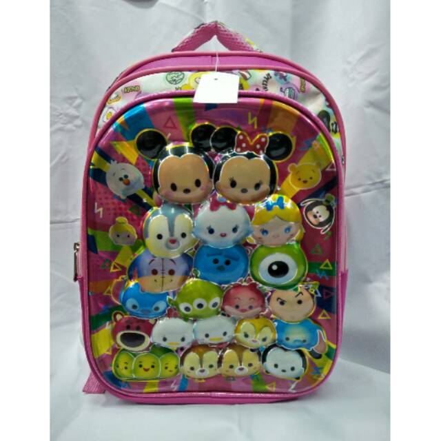 tas lampu musik anak tsum-sum