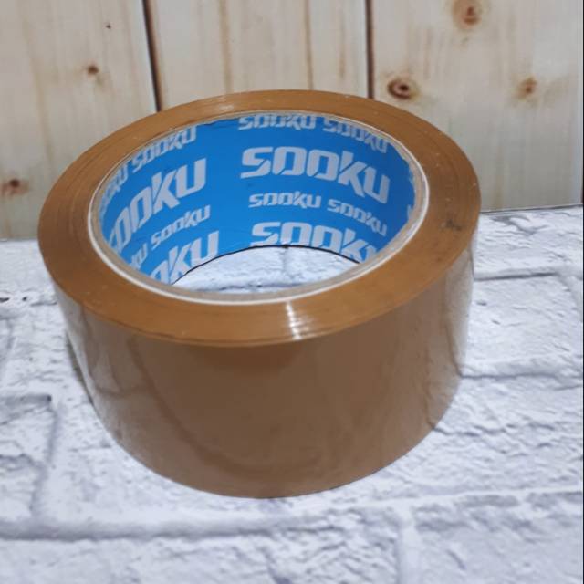 SOOKU Lakban Cokelat Solatip Paking 45mm x 90 yard