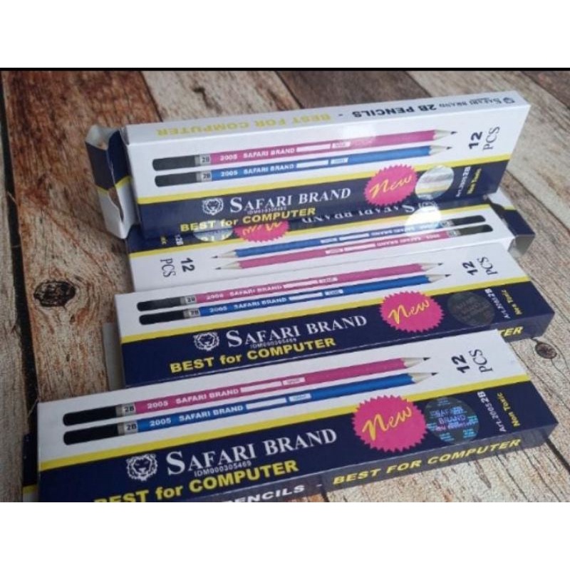 

Pensil 2B Safari/Pensil Best Quality/Pensil 2B for computer/Pensil/Alat Tulis