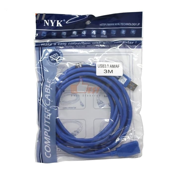 Nyk Kabel USB3.0 Extension 3Meter