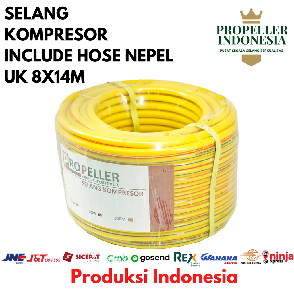 Selang Paket Kompresor Kuning 100 Meter