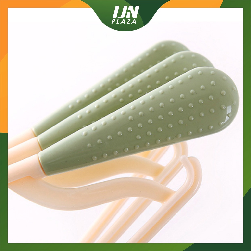 ❤ IJN ❤ Gantungan Baju Hanger Plastik | Plastic Hanger Pakaian Laundry Anti Slip Warna | Cloth Hanger Desain Bahu Lebar
