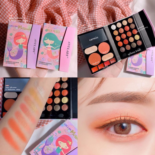 [ORI THAILAND] Anylady Let's Be Mermaid Eyeshadow Palette