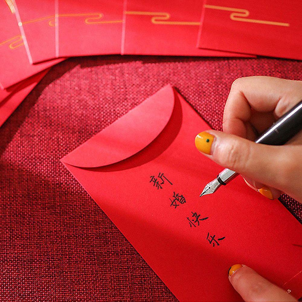Suyo 6pcs Amplop Merah CNY Spring Festival Ulang Tahun Hajatan Imlek