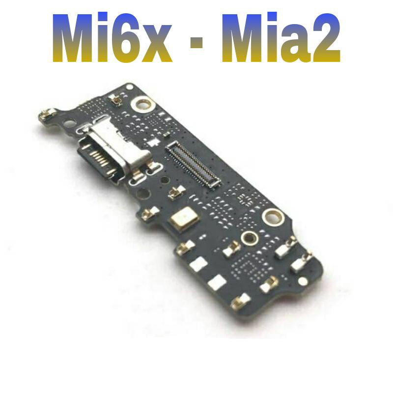 Papan conektor charger mi6x - mi 6x 6 x - mia2 - mi a2 a 2 + con tc + mic Konektor Xiaomi Xiomi