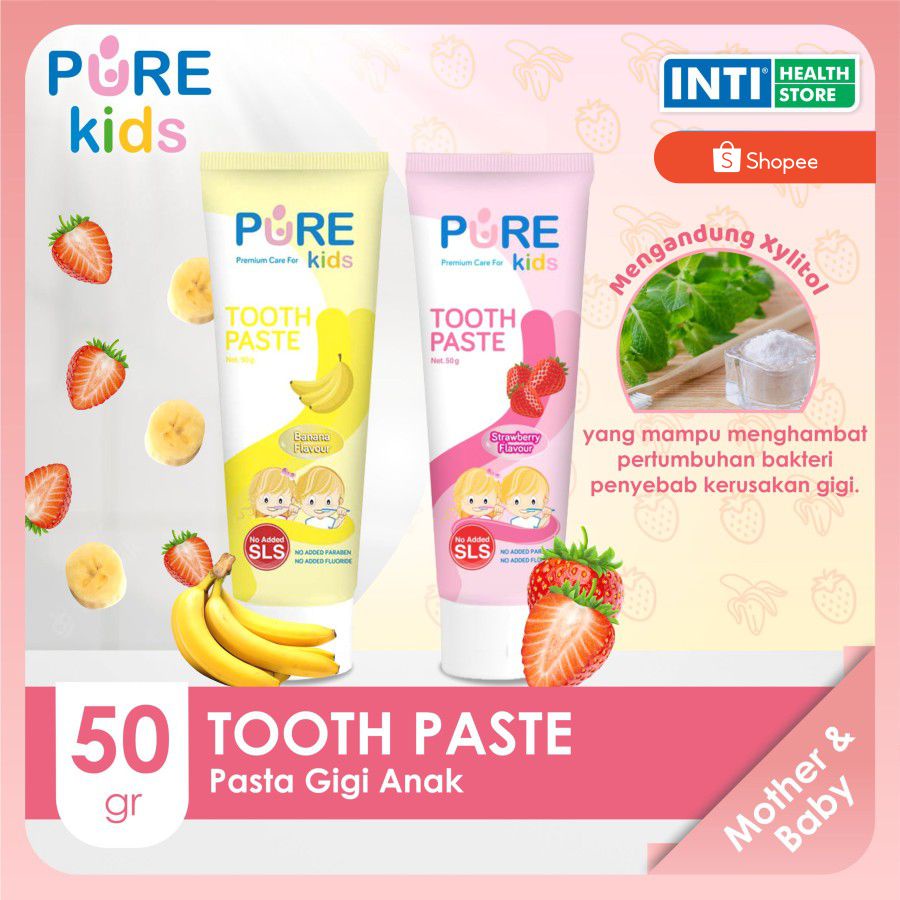 PUREKIDS | TOOTHPASTE | Pasta Gigi Anak 50gr