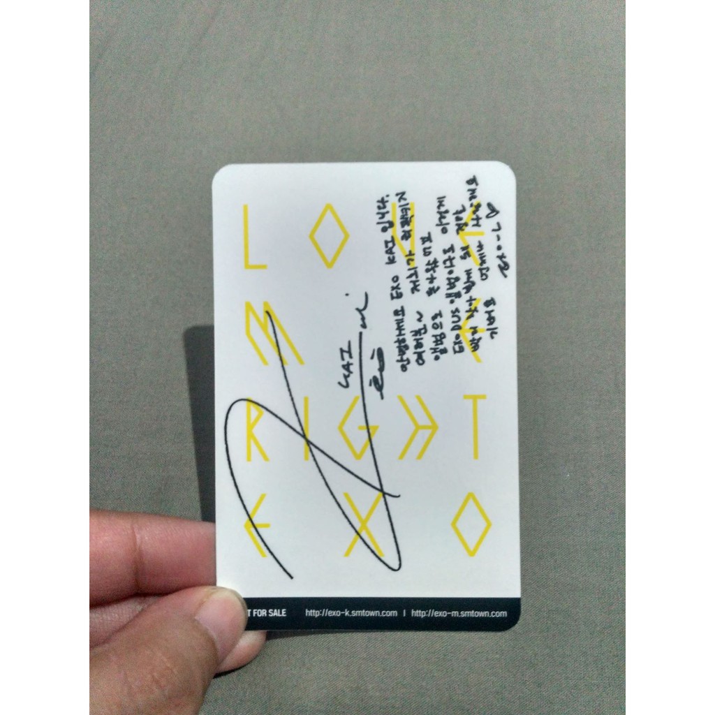 PHOTOCARD - LMR - KAI VER.