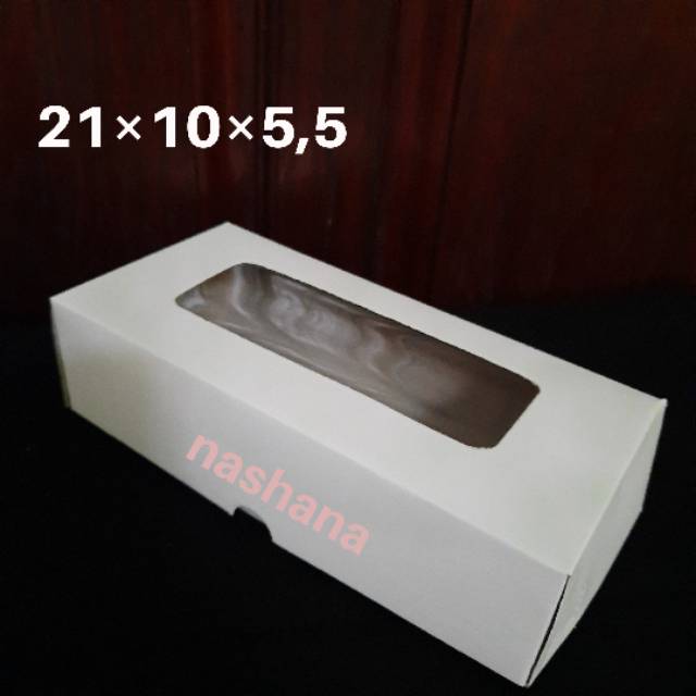

10 pcs, Kotak Kue/Box kue uk.21×10×5,5