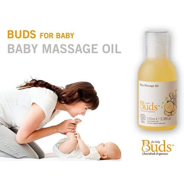 Buds baby massage oil 100ml/Oil untuk pijat Bayi