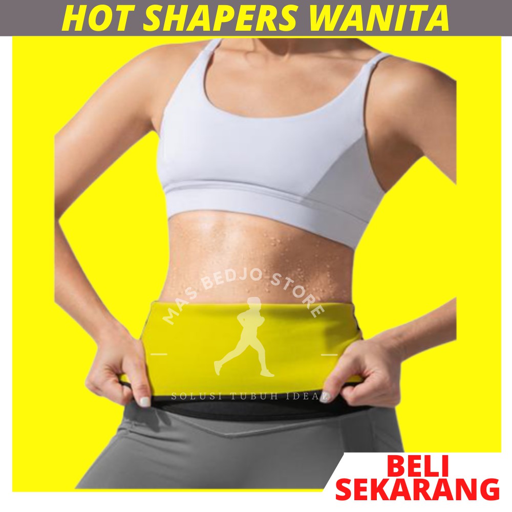 Korset Pelangsing Perut Buncit Neotex Hot Shapers Pengecil Perut Olahraga Stagen Pria Wanita ZZ01