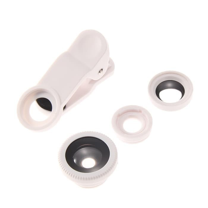 Universal Clip Lens 3 in 1 fish eye macro wide