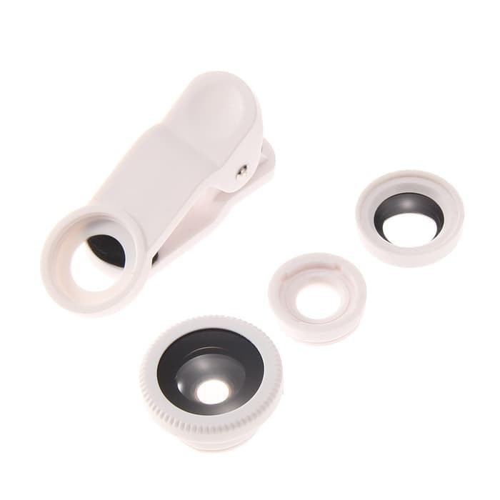 Universal Clip Lens 3 in 1 fish eye macro wide