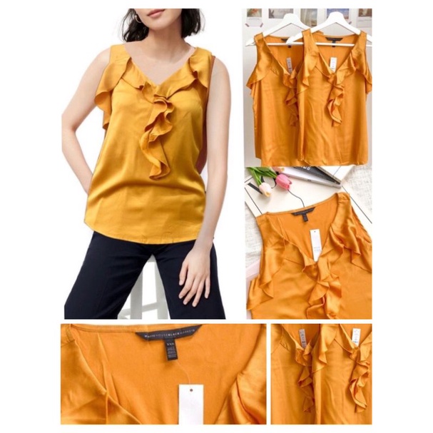 Blouse Ruffle WHBM super cantiiik Ori