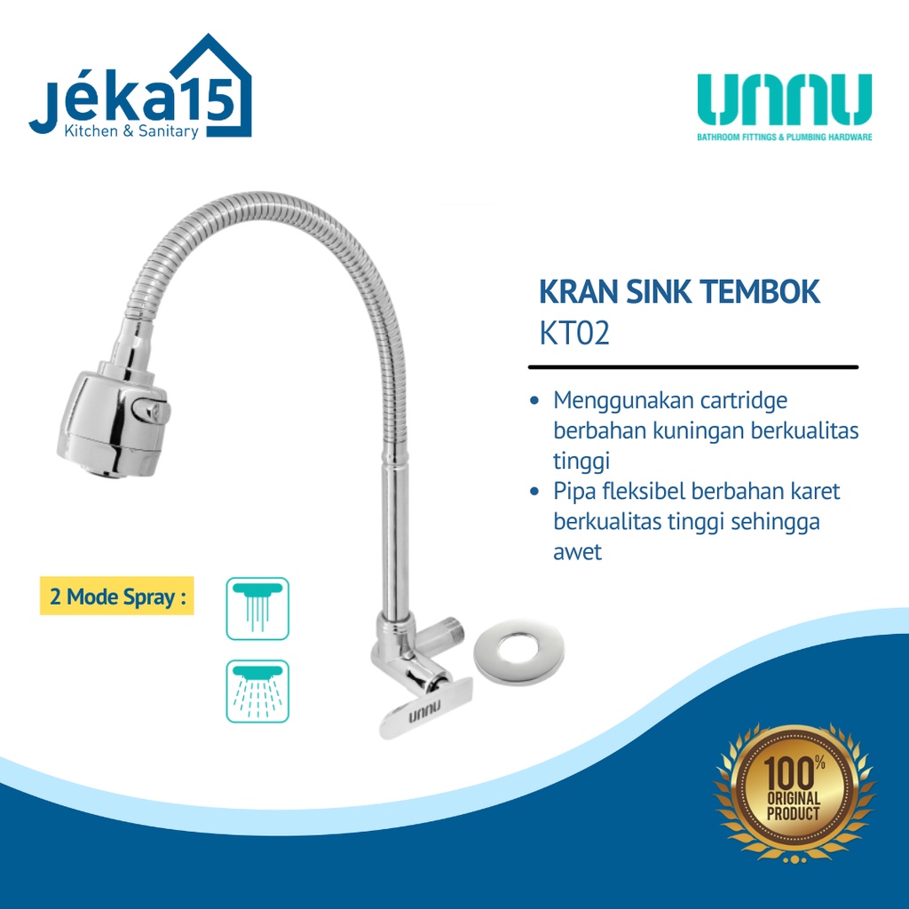 UNNU KT02 KRAN SINK FLEXIBLE | KRAN DAPUR