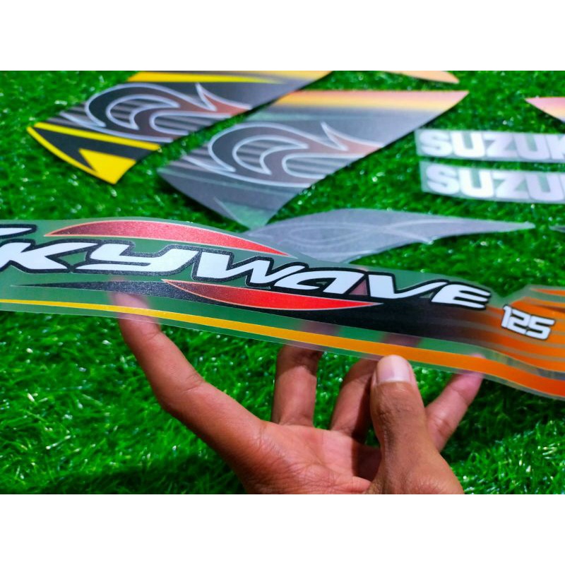 striping transparan skywave 125