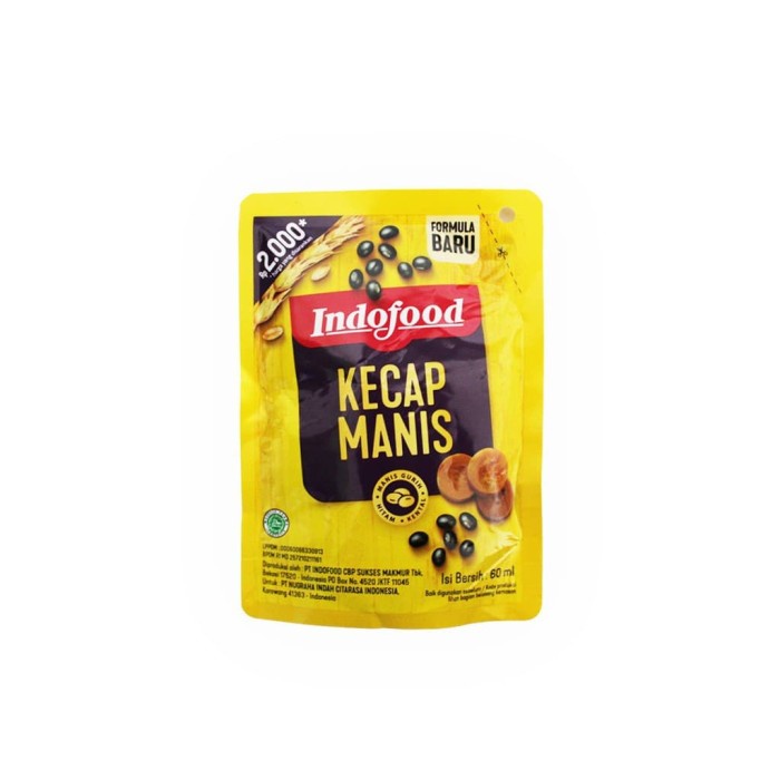 KECAP MANIS INDOFOOD 2000 KECAP INDOFOOD 65ML KECAP TERMURAH