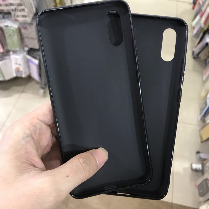 REDMI 9A SOFT CASE BABY SKIN SILIKONE MATTE BLACK SOFT TOUCH