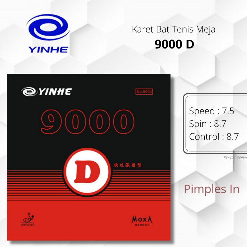 YINHE 9000D - Karet Bat bet Tenis Meja Pingpong
