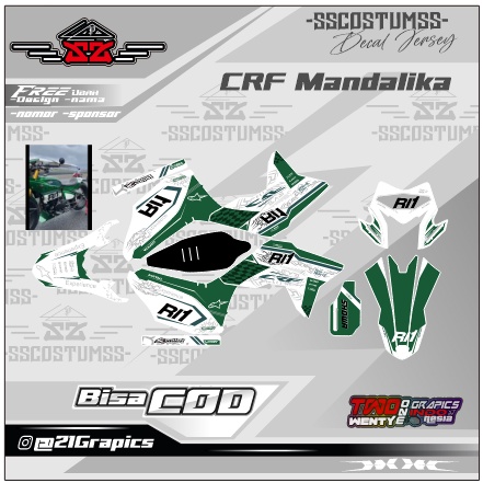 Decal Mandalika CRF 150L