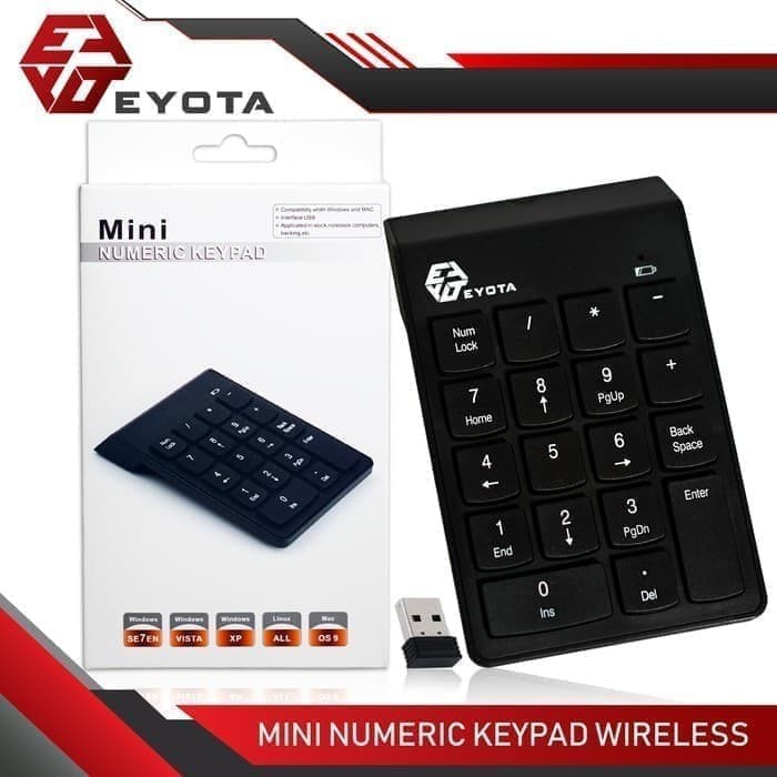 Keyboard Numeric Wireless Eyota / Eyota Mini Keyboard Wireless Numeric