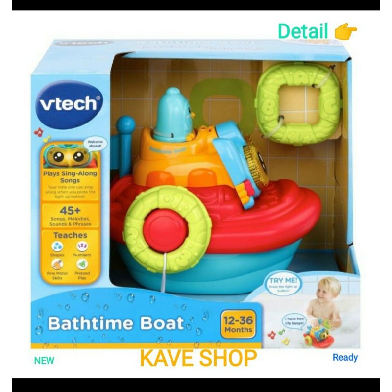 Vtech : Bathtime Boat - VTECH- (12-36 Months)- NEW