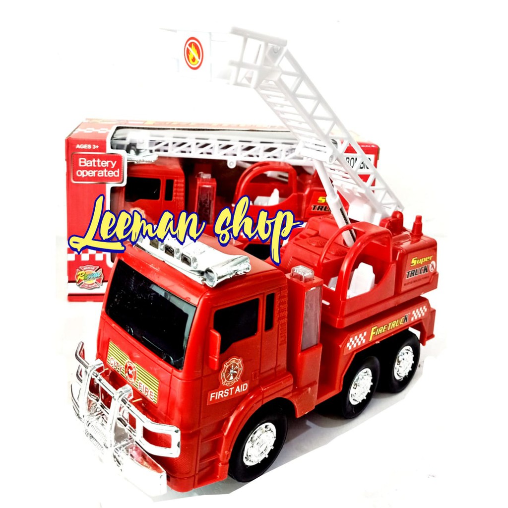  MAINAN  MOBIL PEMADAM KEBAKARAN FIRE  TRUCK  NO 175B3 