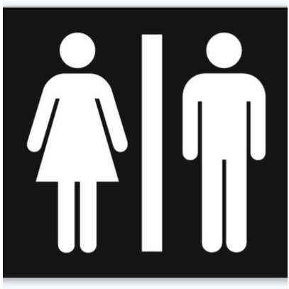 Acrylic Signage Toilet