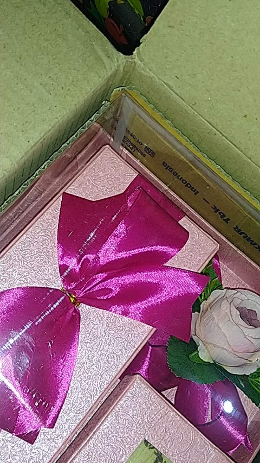 Tempat Uang Cincin Box Fancy Tutup Mika Untuk Seserahan/ Lamaran Tucm