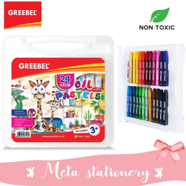 

Crayon / Oil Pastel Greebel 24 warna