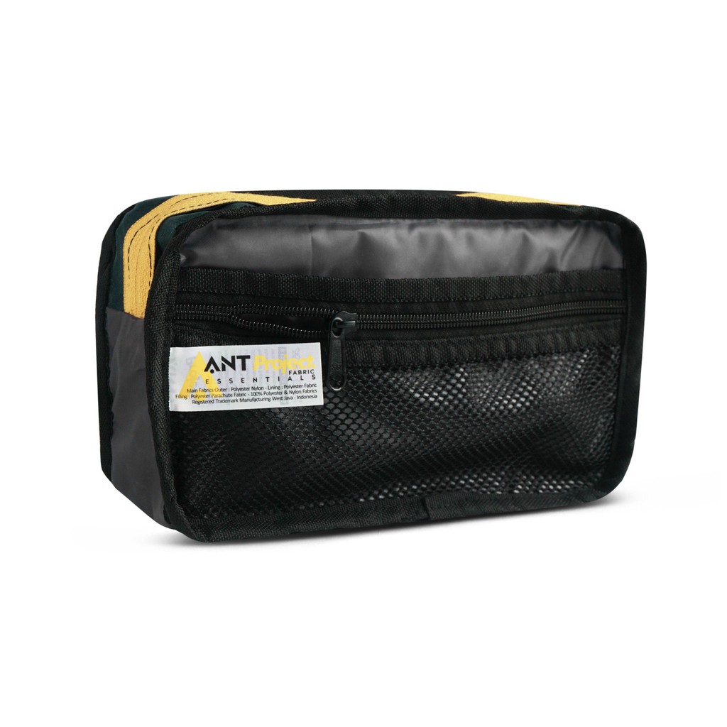 REV X ANT - - Clutch Bag Unisex IRISH - Tas Tangan Pouch Black