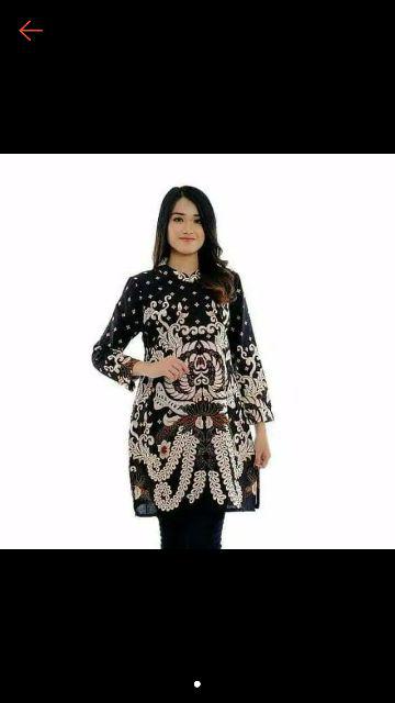 Tunik Batik Hitam Manis 1