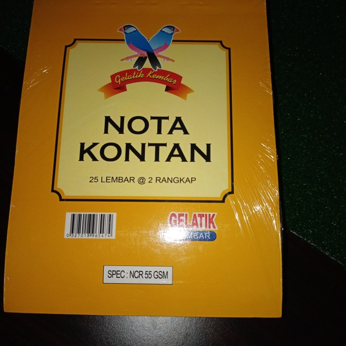 

Nota ncr besar 2ply--ateka