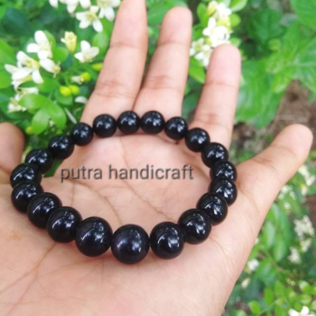 Gelang AKAR BAHAR  tunggal original/gelang tali arus hitam asli
