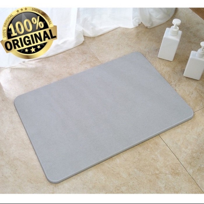 GARANSI 3 BULAN KERUSAKAN diatomite bath mat besar XL 60cm 39cm