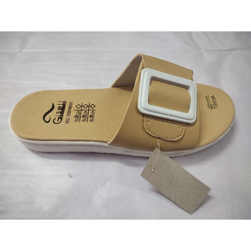 Sandal Gisel sandal wedges wanita cewek dewasa ringan dan unik