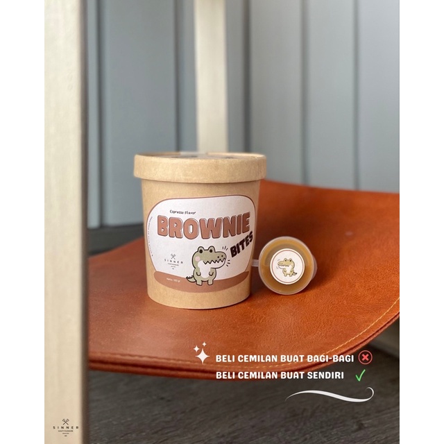 

RB22 BROWNIES BITES PREMIUM GRATIS TOPPING SALTED CARAMEL