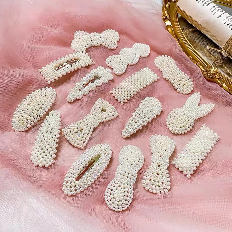 Set jepitan mutiara Import Jepit rambut korea / Hairclip Mutiara