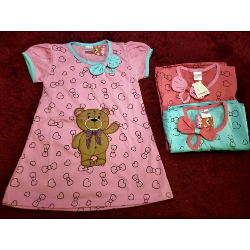 Daster anak perempuan bisa COD bahan katun adem