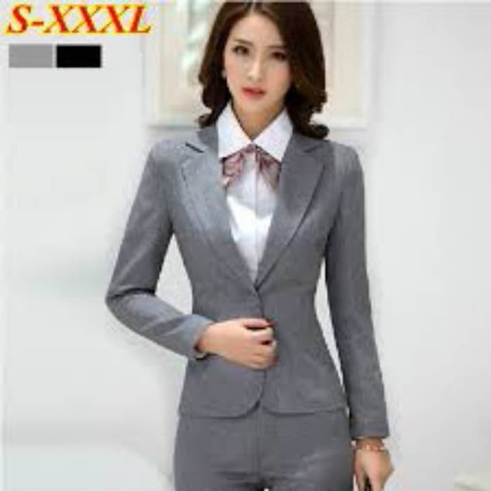 DO68 M_S | Blazer Wanita | Blazer Vivaldi Blezer Tartan Kantor Original - Kode A