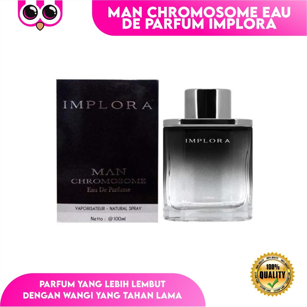 [ CHROMOSOME ] MAN CHROMOSOME EAU DE PARFUM IMPLORA / PARFUM COWOK MINYAK WANGI