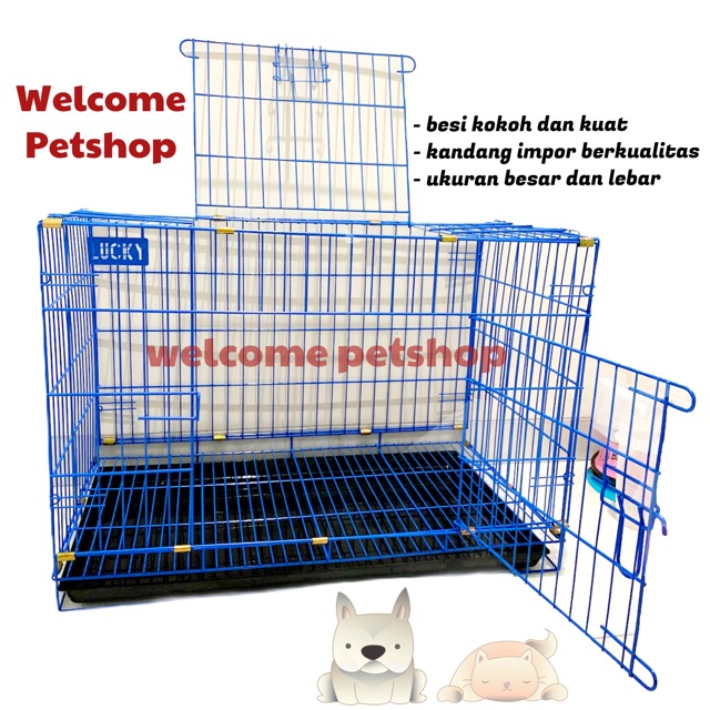 Kandang Hewan Peliharaan untuk Anjing / Kucing / Kelinci (Jumbo)