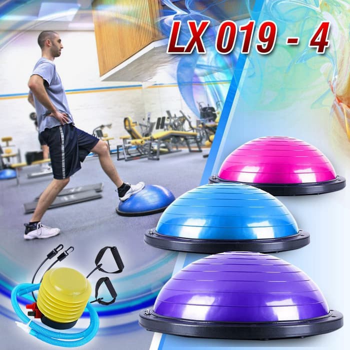 Bosu Ball Balance Step Trainer Bola Yoga Fitness Balancing Step Speeds