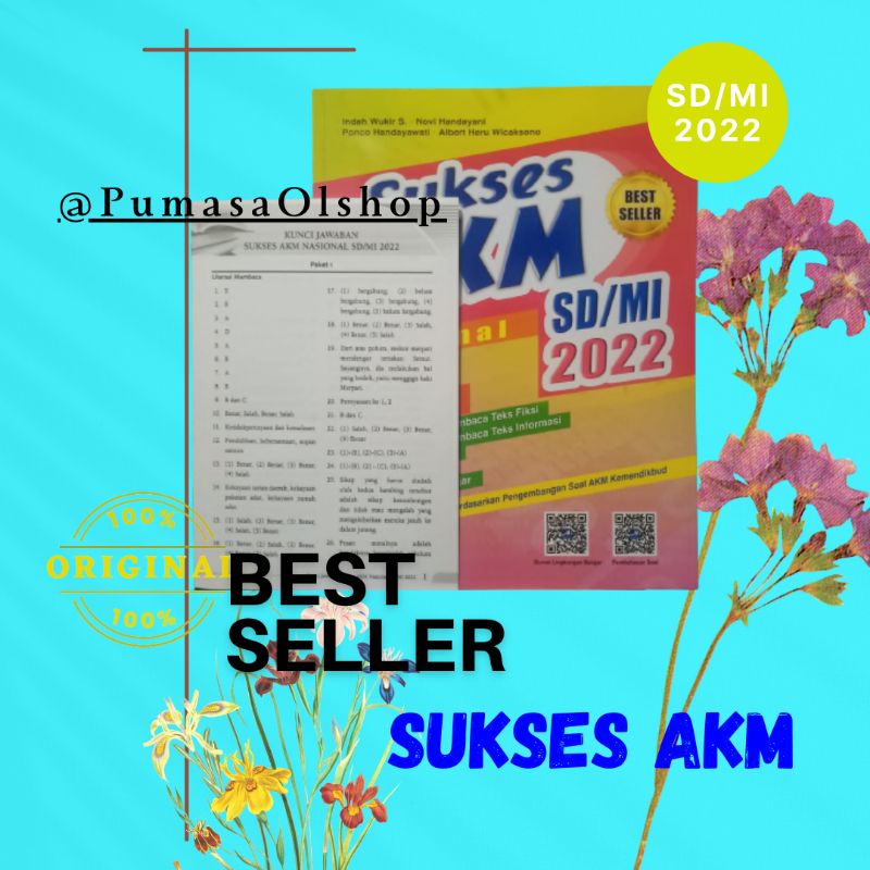 SUKSES AKM SD/MI 2022 DILENGKAPI KUNCI JAWABAN
