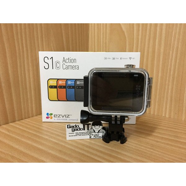 di jual promo  Action Camera Sport Kamera EZVIZ S1c FULL HD TouchScreen LCD & Case Waterproof -