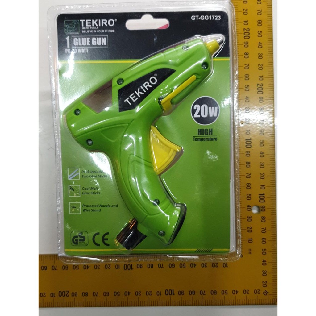 TEKIRO Alat Lem Tembak Glue Gun 20 W Alat Lem Bakar Kecil Heavy Duty