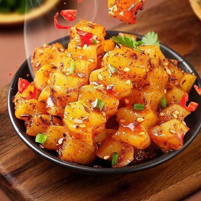 

Lumen Family Crinkle Cut BBQ Flavor Potato Ready To Eat Kentang BBQ Berkualitas