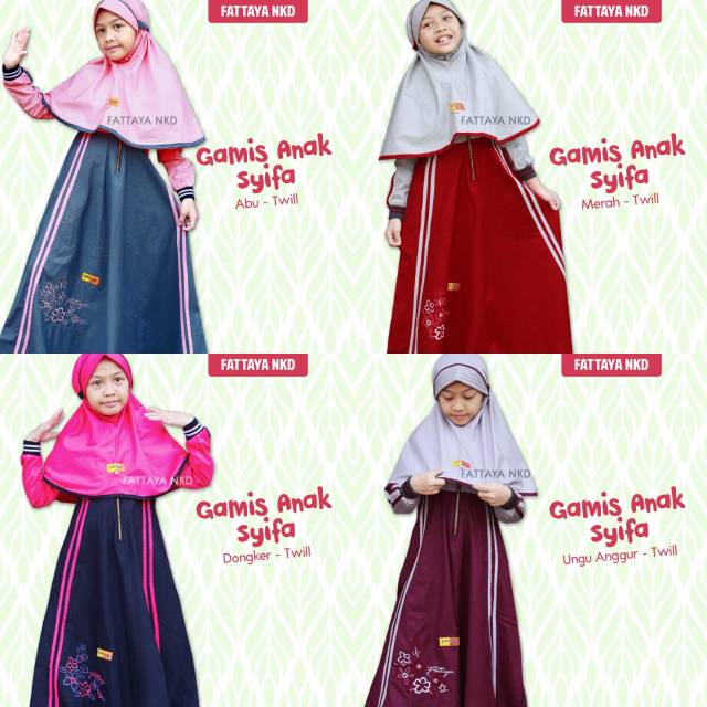 Gamis Anak  Syifa Fattaya