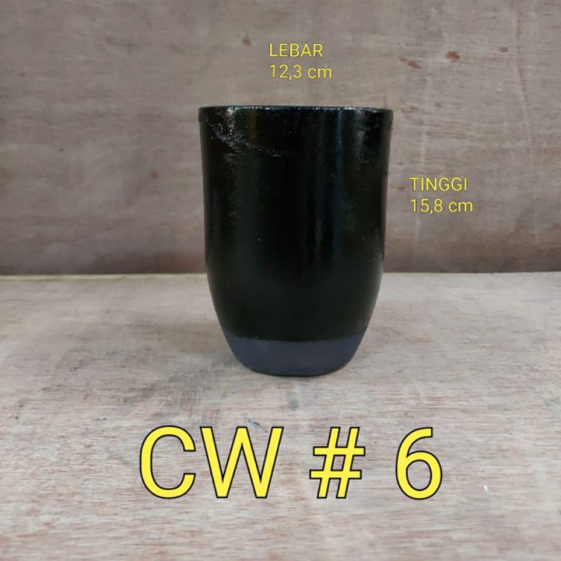 Crucible grafid kowi untuk lebur emas tembaga kuningan ukuran 6kg