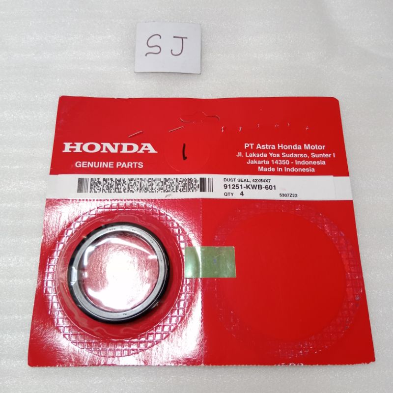 Dust Seal Gigi Spedo Meter 42x54x7 Blade Revo 110 FI 91251-KWB-601 Asli Original Honda